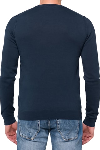 Pull regular Lembar - Bleu marine