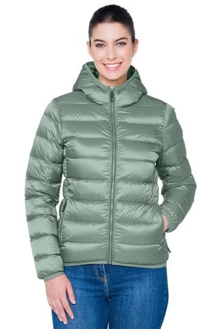 Doudoune à capuche Chloe - Vert