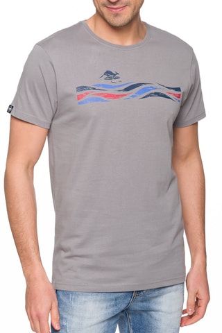 T-shirt Twister Gris clair