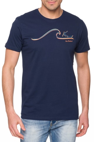 T-shirt Tamahee Azul-marinho