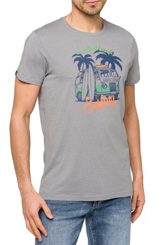 T-shirt Magnetic - Cinzento