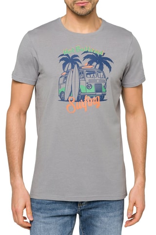 T-shirt Magnetic - Cinzento