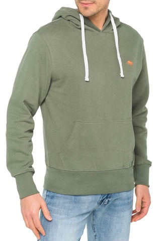 Sweat à capuche Lizard Vert