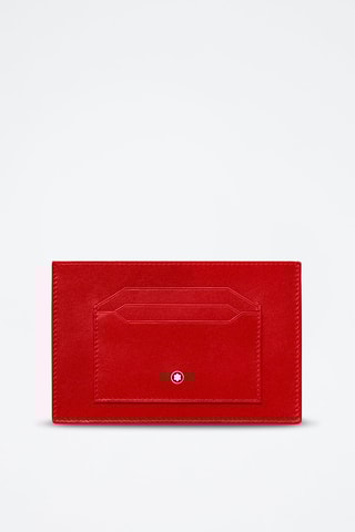 Nubuck Pasjeshouder - Rood