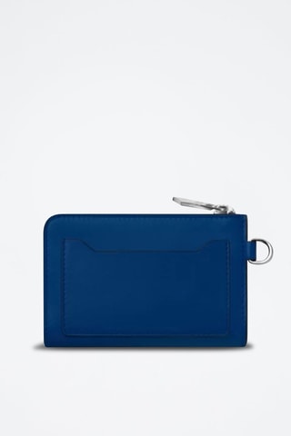 Leren Pasjeshouder - Blauw