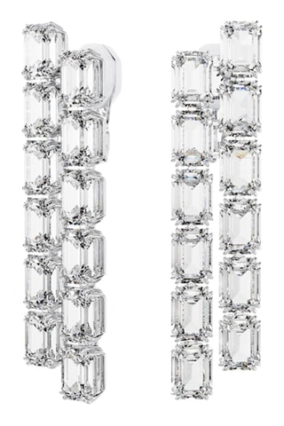 Oorbellen Millenia - Wit en Zilverkleurig