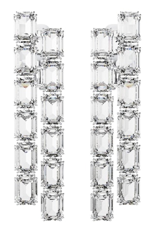 Oorbellen Millenia - Wit en Zilverkleurig