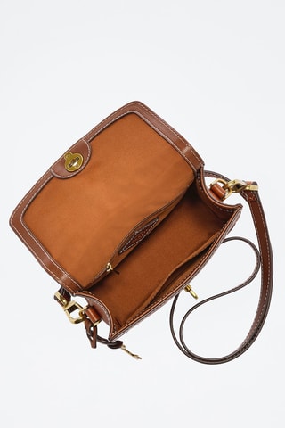 Leren Schoudertas Ainsley Bruin