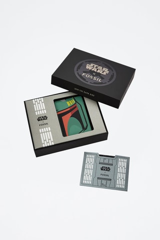 Leren Portefeuille Boba Fett - Groen