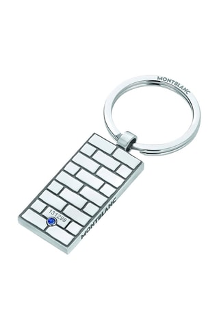 Leren Sleutelhanger - Zilverkleurig