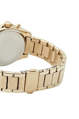 Set 2 Stalen Quartz Horloges Flynn Set Fossil - Chronograaf - Goudkleurig en Zwart