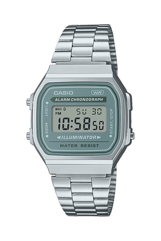 Digitaal Stalen Horloge - Chronometer, Alarm en Lichtfunctie - Zilverkleurig