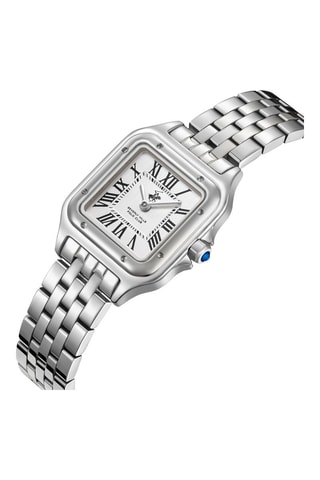 Metalen Quartz Horloge - Zilverkleurig