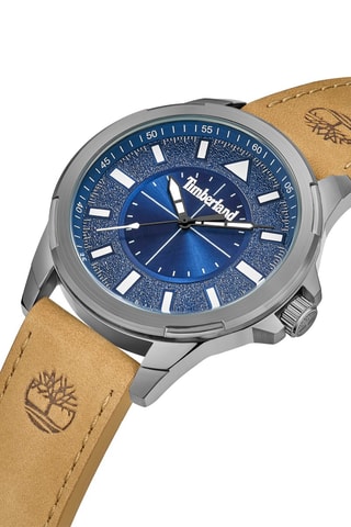 Leren Horloge - Beige en Zilverkleurig