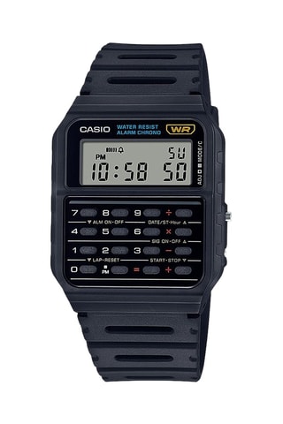 Hars Quartz Horloge Casio Collection - Chronometer - Zwart