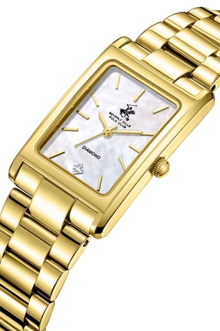 Metalen Quartz Horloge - Goudkleurig