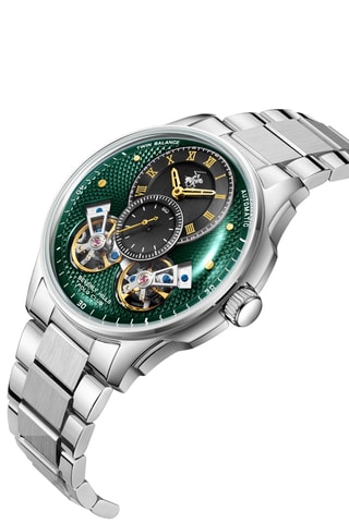 Metalen Automatische Tourbillonhorloge - Zilverkleurig