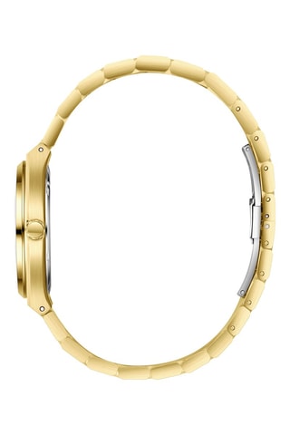 Metalen Quartz Horloge - Goudkleurig