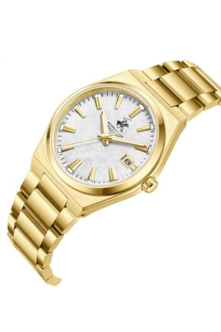 Metalen Quartz Horloge - Goudkleurig