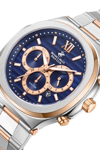 Legering Quartz Horloge - Zilverkleurig en Roségoudkleurig