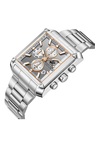 Metalen Horloge - Chronograaf - Zilverkleurig