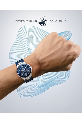 Siliconen Horloge - Chronograaf - Blauw