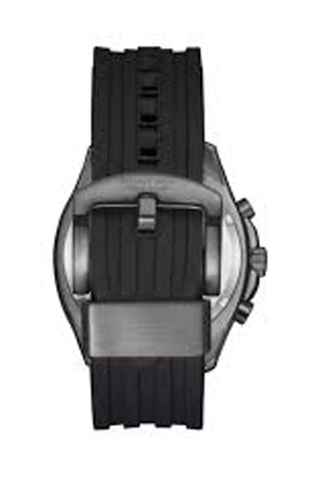 Siliconen Horloge - Chronograaf - Zwart