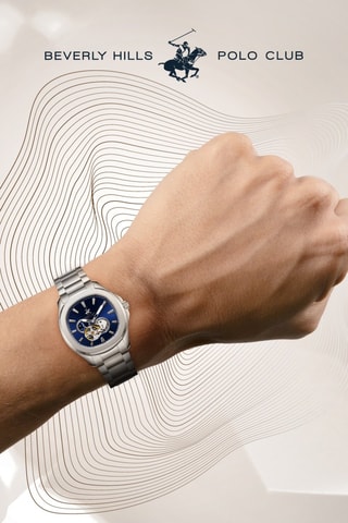 Metalen Automatische Tourbillonhorloge - Zilverkleurig