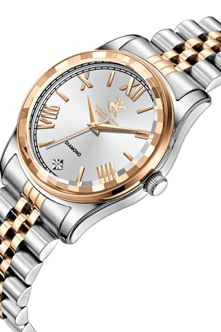 Doublé Roségoud Quartz Horloge