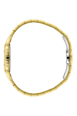 Metalen Quartz Horloge - Goudkleurig