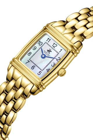 Metalen Quartz Horloge - Goudkleurig