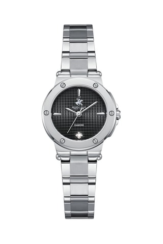 Metalen en Keramisch Quartz Horloge met Diamant