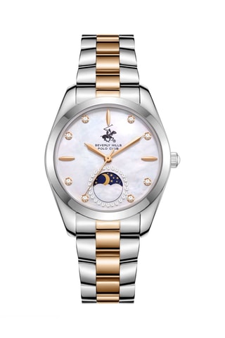 Metalen Quartz Horloge met Keramiek