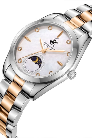 Metalen Quartz Horloge met Keramiek