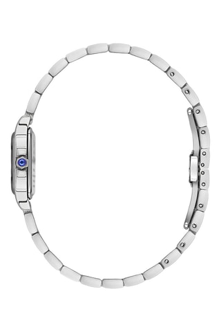 Metalen en Doublé Zilver Ion Quartz Horloge met Keramiek