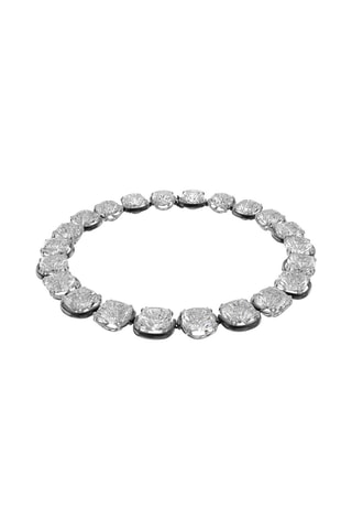 Ketting met Swarovski Kristallen Harmonia - Zwart en Wit