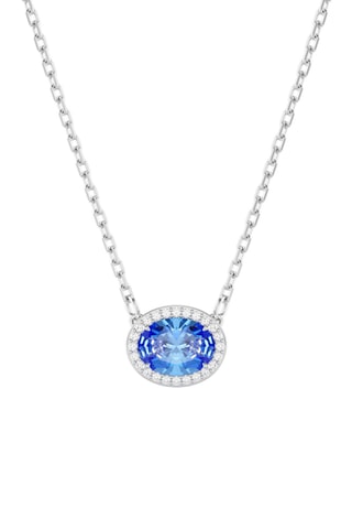 Ketting met Swarovski Kristallen - Zilverkleurig