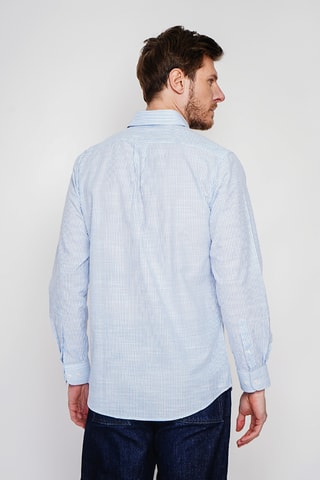 Chemise en lin - Bleu