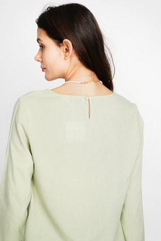 Top et pantalon en lin - Vert