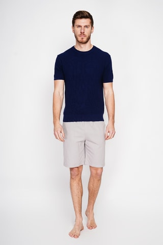 T-shirt en coton biologique - Bleu marine