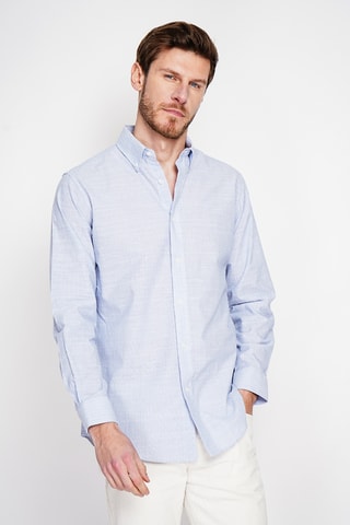 Chemise en lin - Bleu marine