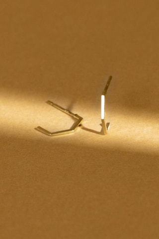 Oorbellen Flèche Dorée Geelgoud