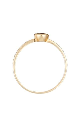 Ring Solo Saphir Geelgoud en Saffier