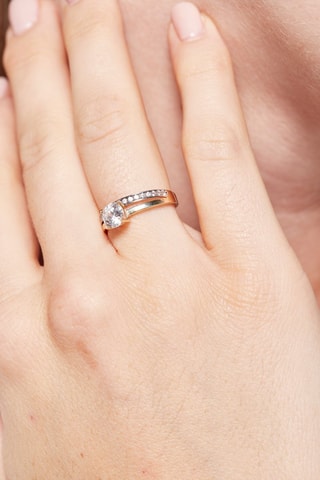 Ring Majestueuse Geelgoud en Witgoud