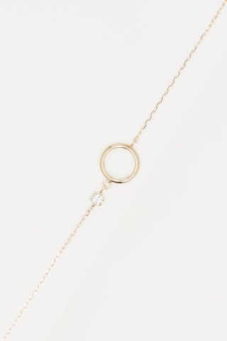 Armband Rond Geelgoud