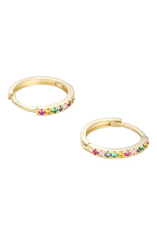 Argolas Colored Ouro amarelo