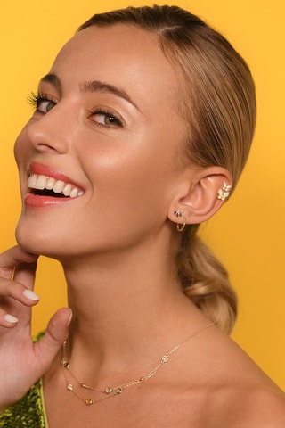 Argolas Colored Ouro amarelo