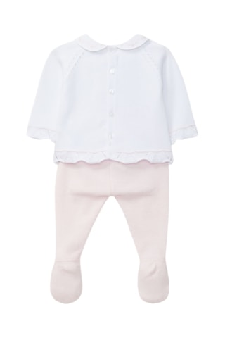 Trui en Broek - Wit en Roze