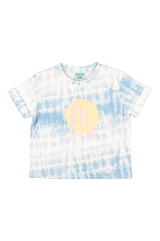 T-shirt Tie and Dye - Blauw