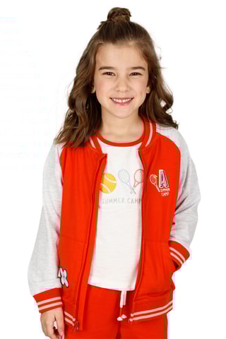 Bomberjack - Wit en Grijs